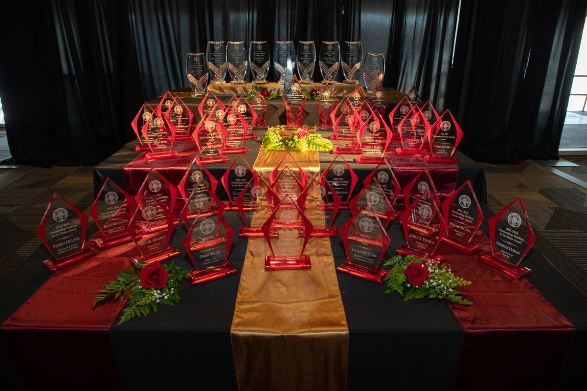 image of awards display