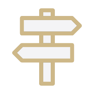 icon of sign post